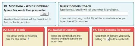 Top domain name suggestion tools or domain name generation tools