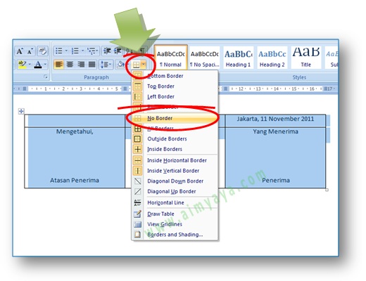 Cara Membuat Tanda Tangan Di Microsoft Excel