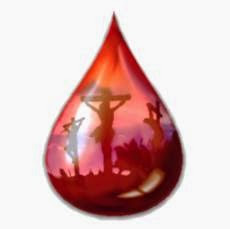 gota de sangue cruz de Cristo