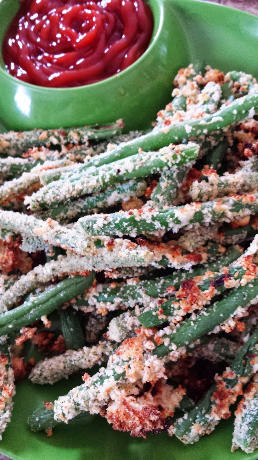 Rebecca's Amazing Creations Baked Green Bean Fries
