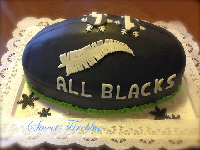 ♦︎pallone da rugby (cake)♦︎
