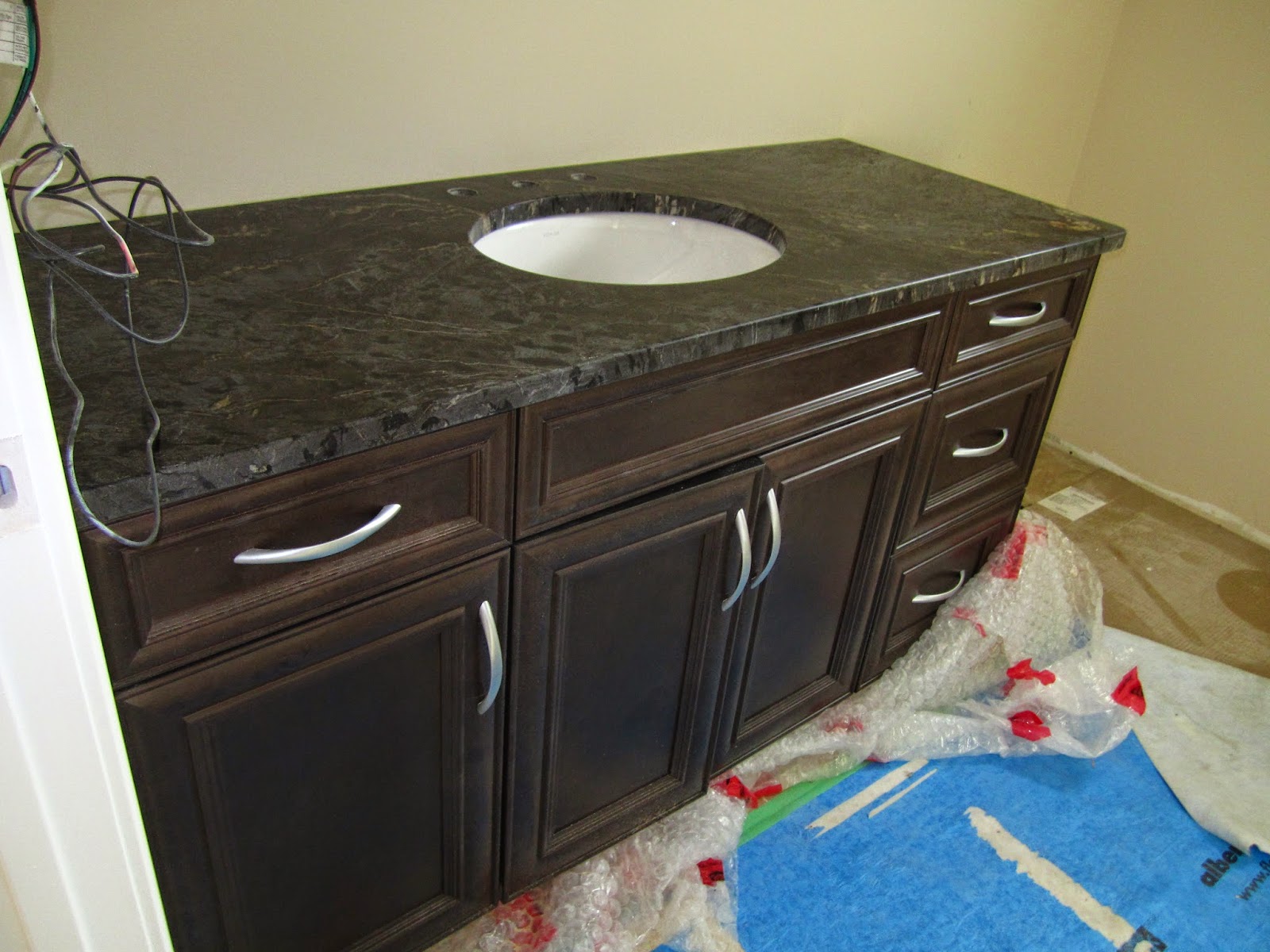 Building an infill in Westmount Granite and baseboard!