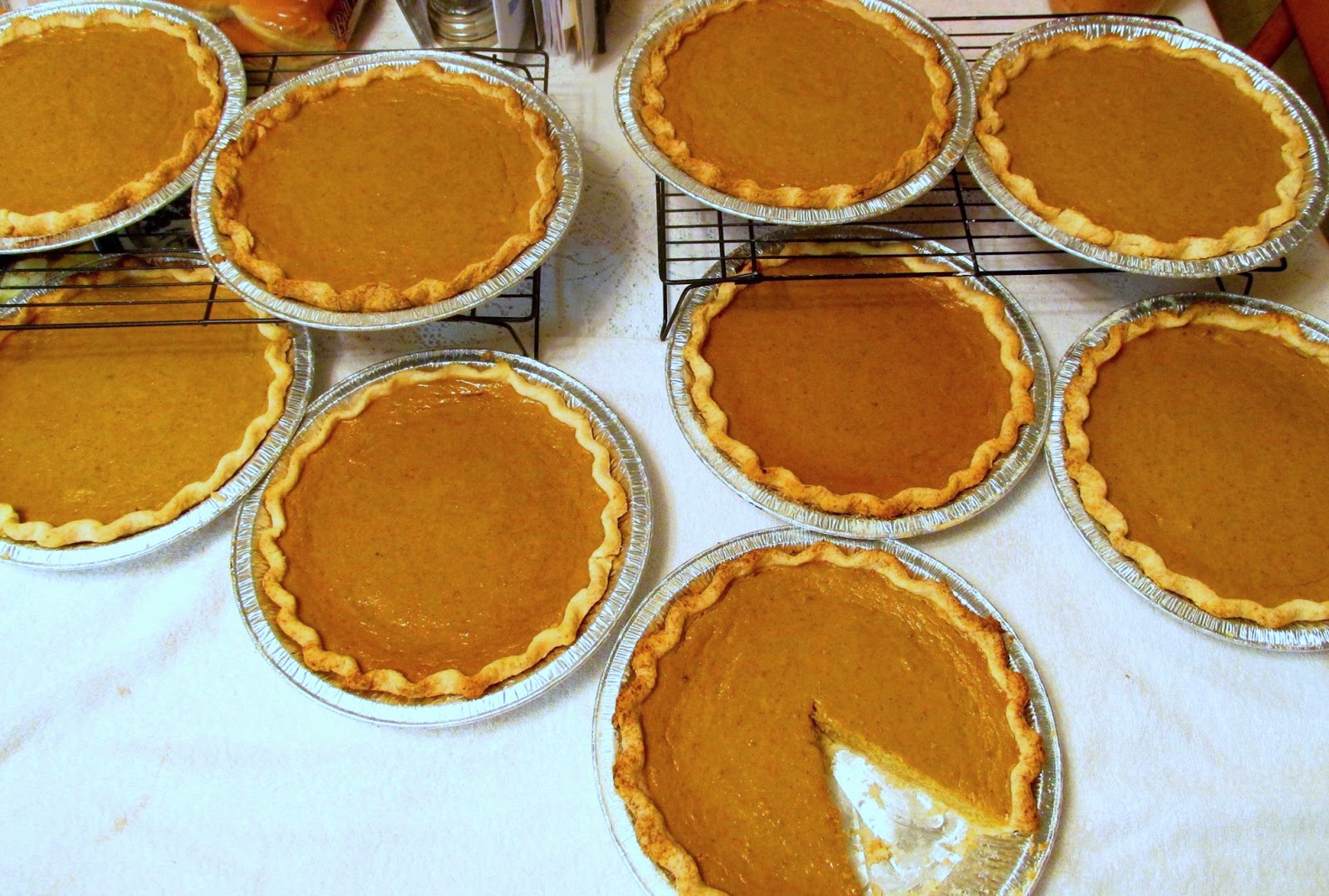 Finally Mother's famous candy roaster pie with grandmother's perfect