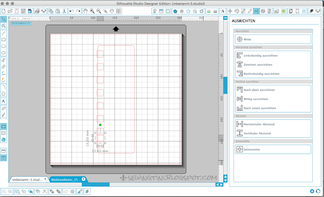 Tinis Plotter Tutorials - Folge 12 - Webbandleiter