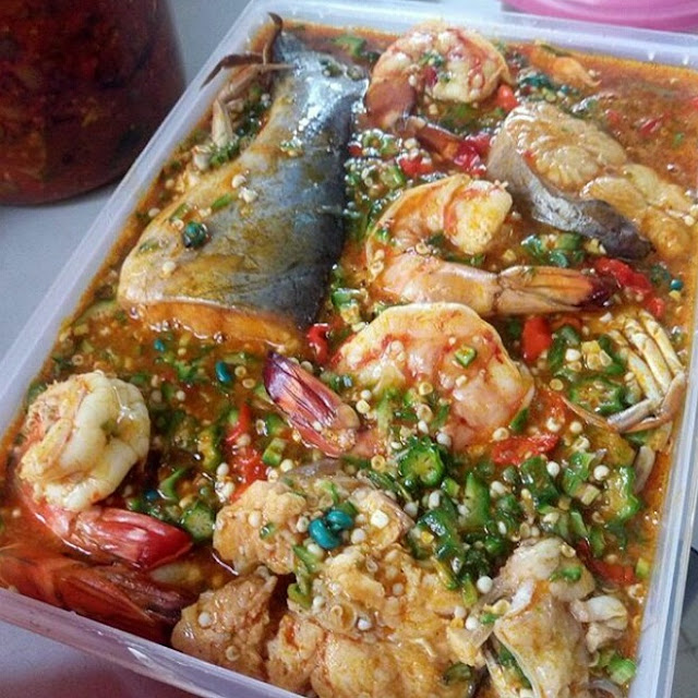 Okro soup for dinner. Enjoy!