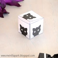 printable kitty cat favor box
