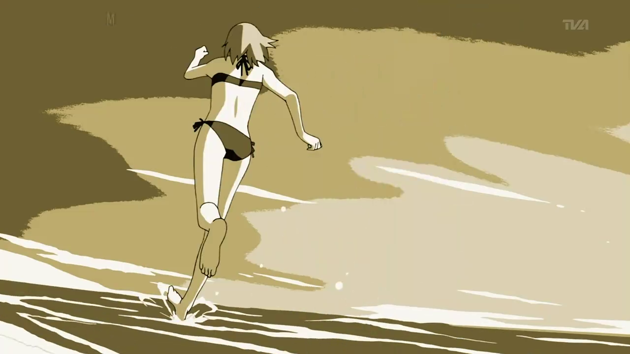 Scene 23. Сакура Харуно в купальнике. Наруто и Сакура на пляже. Shrinking Naruto.