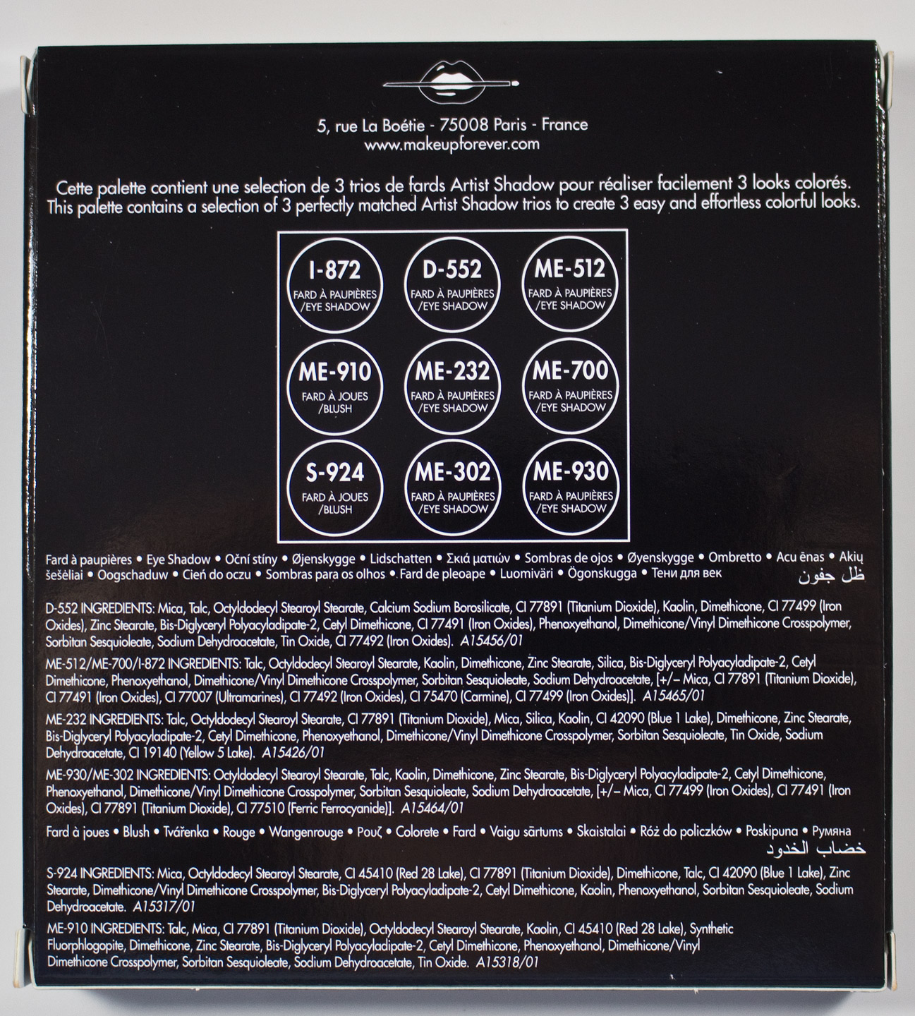 WARPAINT and Unicorns MAKE UP FOR EVER Artist Palette Volume 2