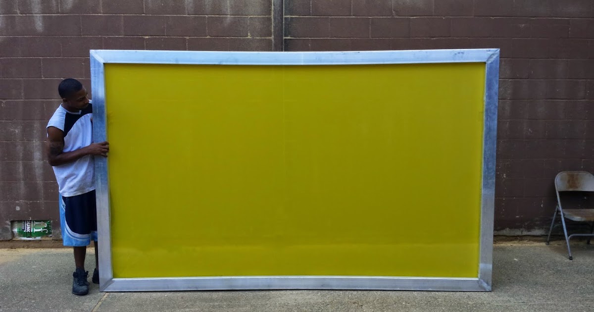 Sunbelt Manufacturing Company Custom Made Silk Screen Frame Sunbelt Manufacturing Company Custom Made Silk Screen Frame