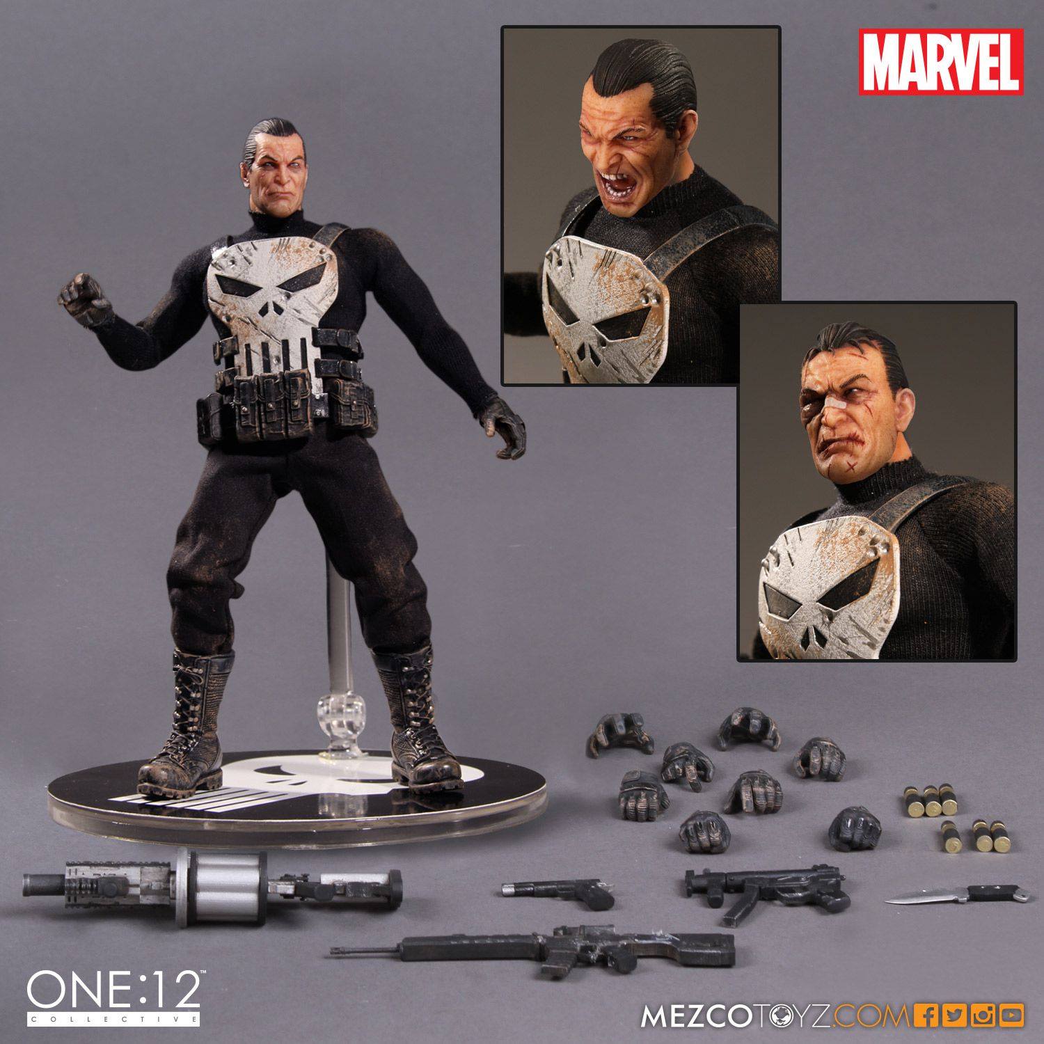 toyhaven: Check out the MEZCO Toys One:12 Collective Frank Castle ...