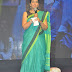 Telugu TV Anchor Gayatri Bhargavi In Green Saree