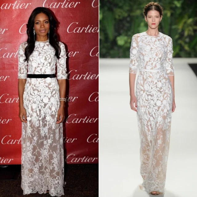 Naomi Harris in Naeem Khan – 25th Annual Palm Springs International Film Festival Awards Gala