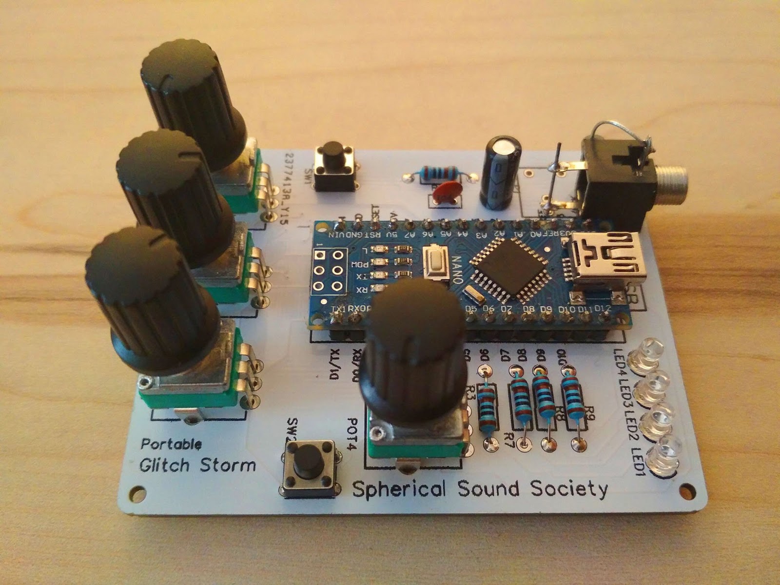 MATRIXSYNTH Arduino Breadboard Glitch Storm DIY Synthesizer Demonstration