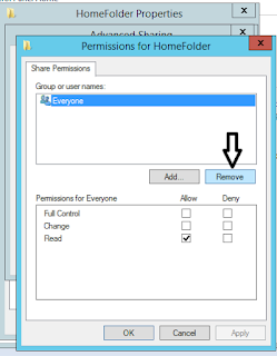 directory secure user create r2 server active windows permission domain remove everyone users