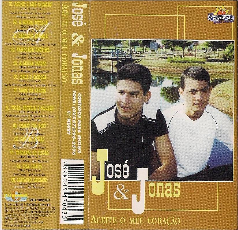 Mundo Sertanejo JOSÉ & JONAS ACEITE O MEU CORAÇÃO K7