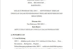 Surat Pernyataan Pemberlakuan Kurikulum Oleh Kepala Sekolah
