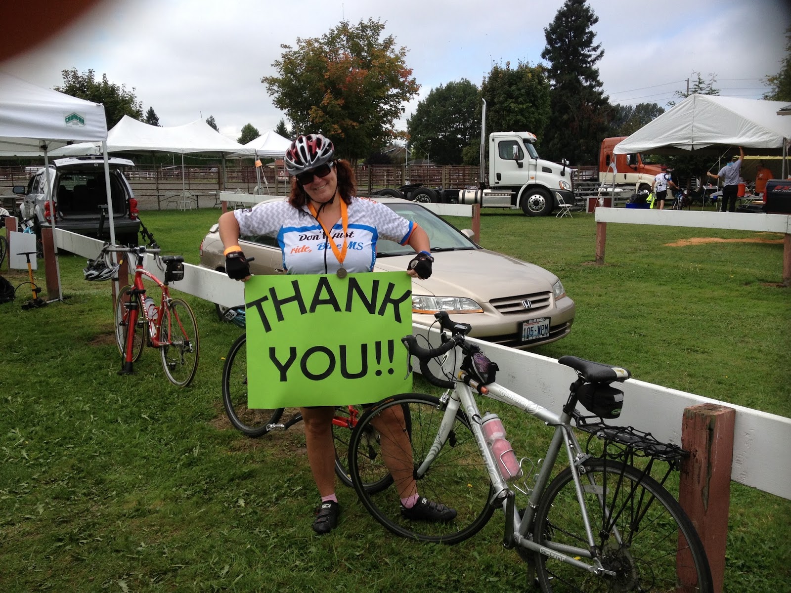 Lorinda's Salon Spa Store Lorinda's Bike MS Story