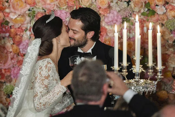 Swedish Royal Family held a wedding dinner in honor of Prince Carl Philip and Princess Sofia 