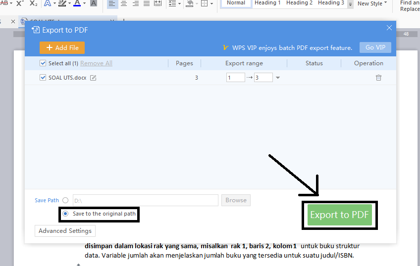 Merubah file pdf ke word secara online