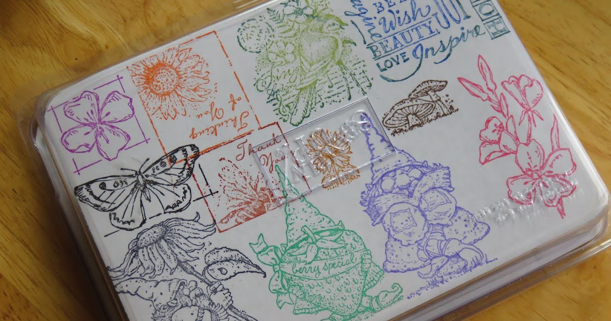 "Hi" Notes Converting Wood Mounted Rubber Stamps to Cling Mountings