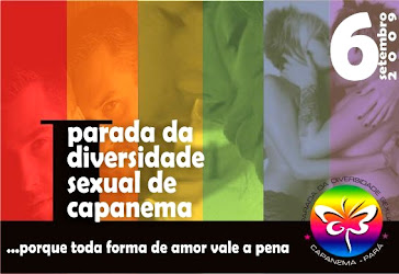 Postal da I Parada da Diversidade Sexual de Capanema