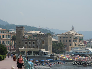 The seafront at Pegli, near Genoa, the largely residential area where Enrico Piaggio was born