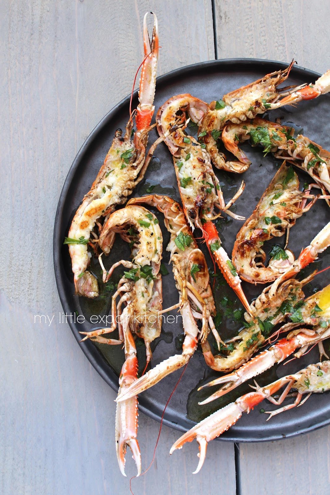Grilled Langoustines With Olive Oil