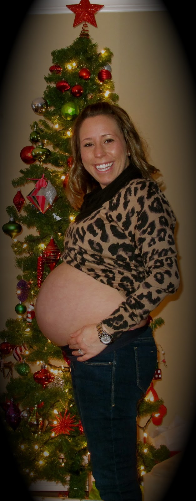 Dear Little Weldon 39 Weeks & 3 Days Belly Photo!