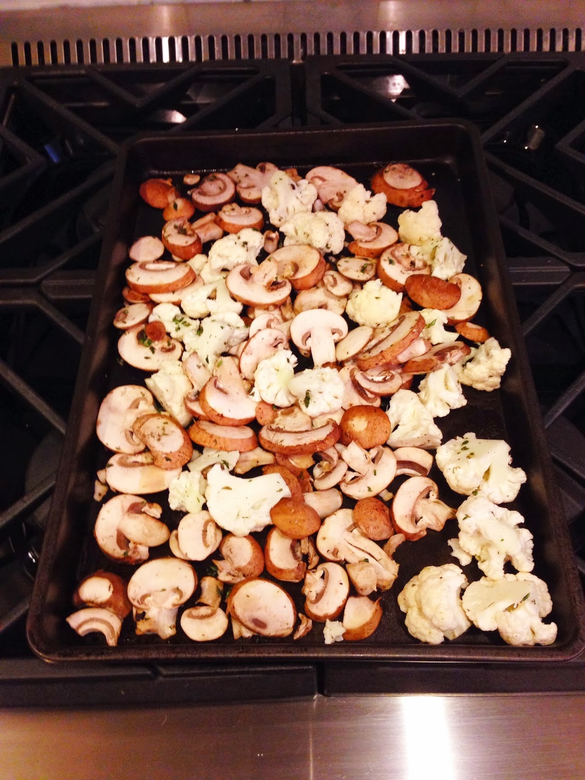 Recipe Review Roasted Cauliflower and Mushroom Quinoa Salad