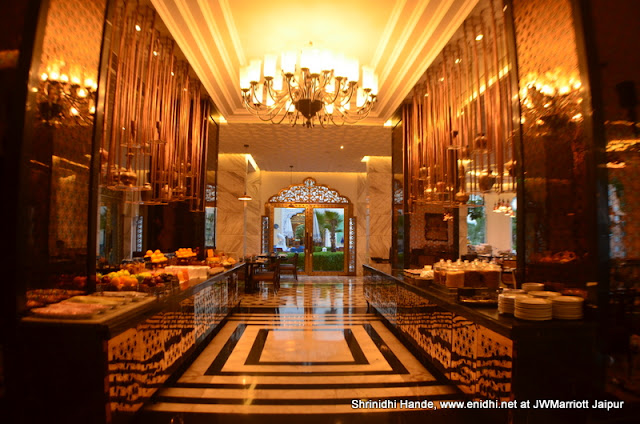 Fine dining options in JW Marriott Jaipur Resort and Spa - eNidhi India