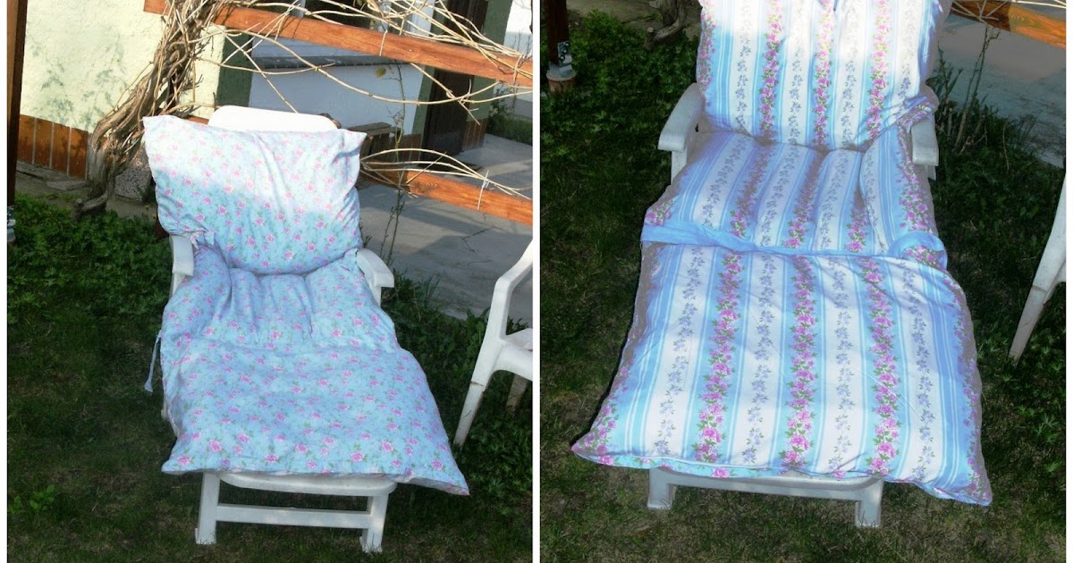 Hildas Tatendrang: Auflage für Gartenliege