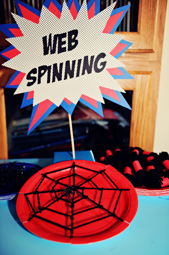 The Party Wall: Spiderman Birthday Party: Part 4, Decorations
