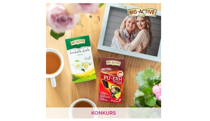 Wygraj podwójny zestaw herbat marki Big-Active Konkurs