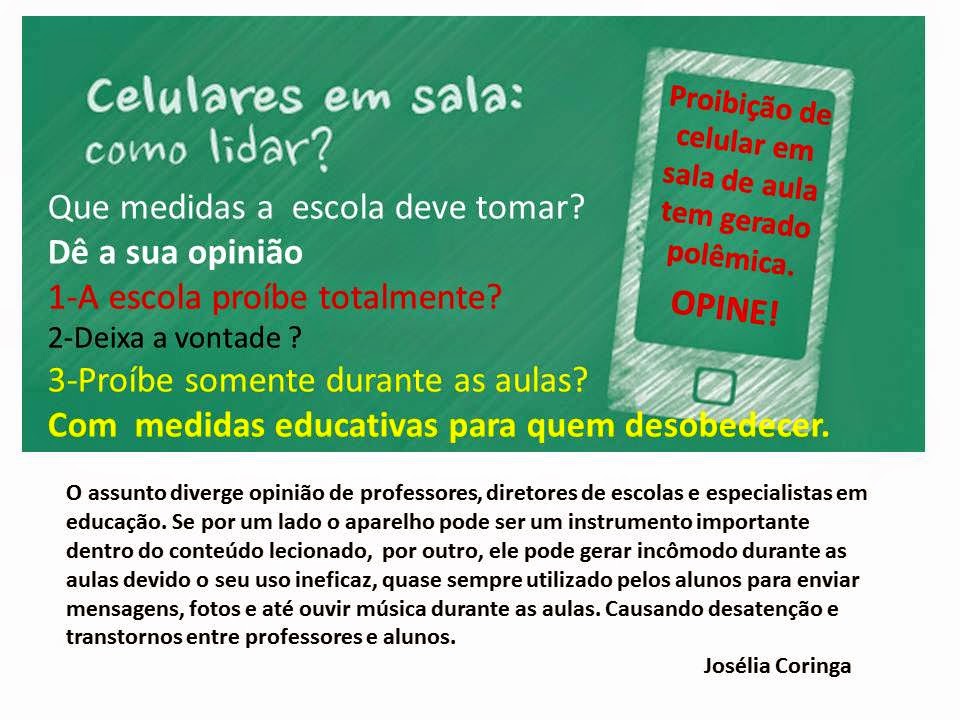 Redação Sobre O Uso Do Celular Na Sala De Aula - NAZAEDU