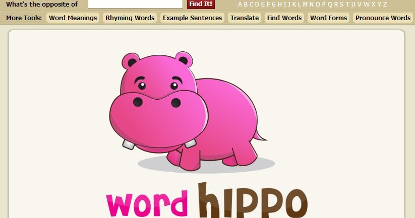 Engelsktid Word Hippo  En online ordbog man kun kan elske