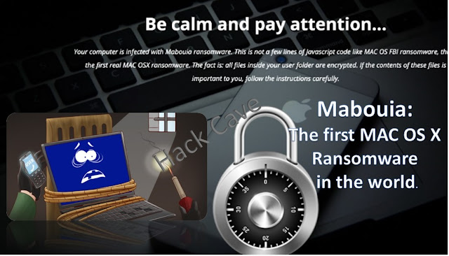 Mabouia: The first MAC OS X ransomware in the world.