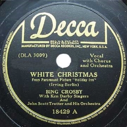 White Christmas by Bing Crosby on Decca Records