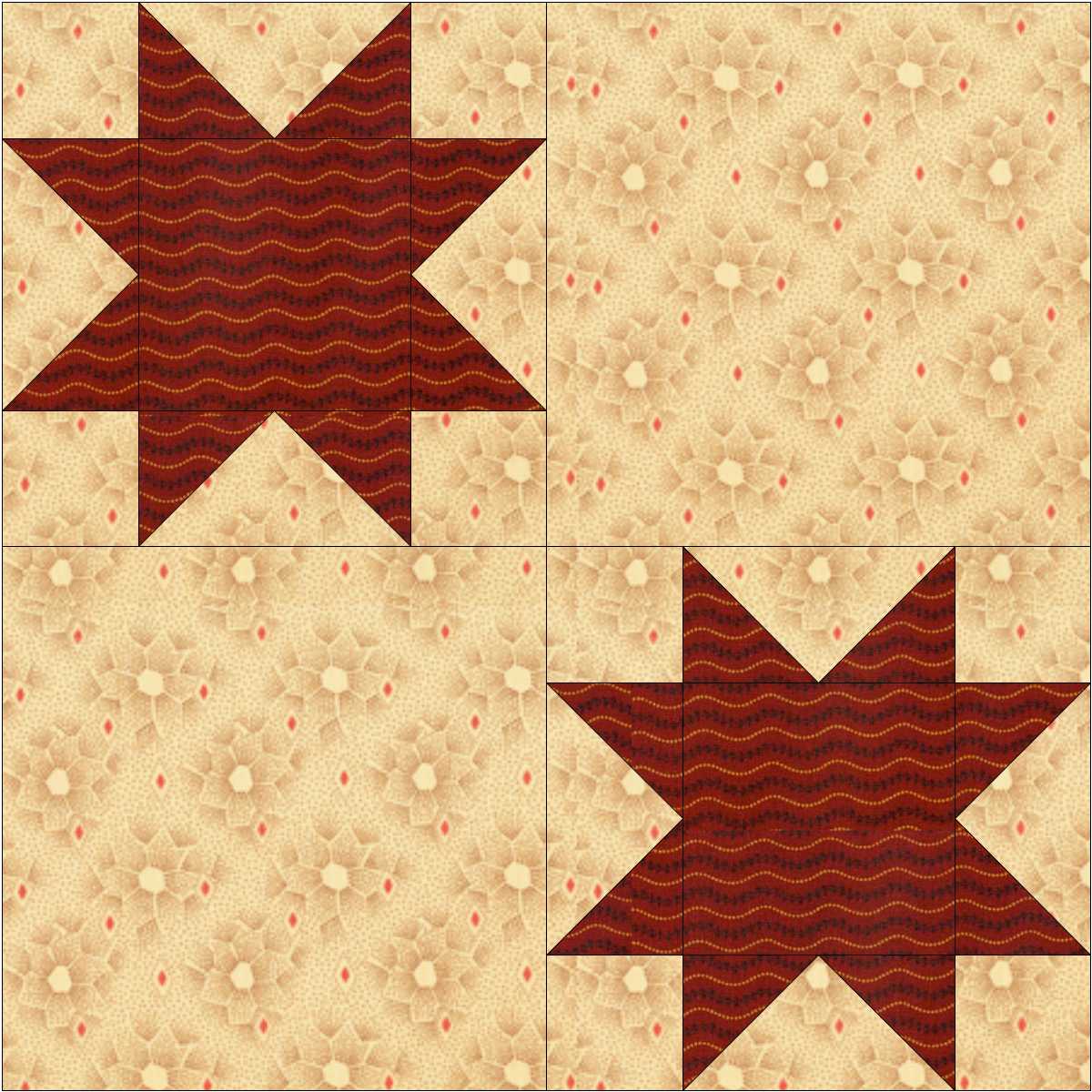 Crazy Lady Quilt Designs Block 4 will have you seeing stars!