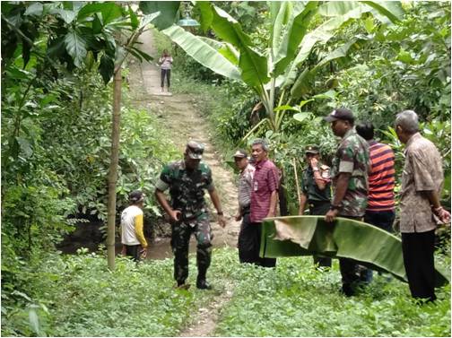 Dandim Sragen Cek Jembatan Gantung Penghubung Desa Pantirejo – Desa Juwok