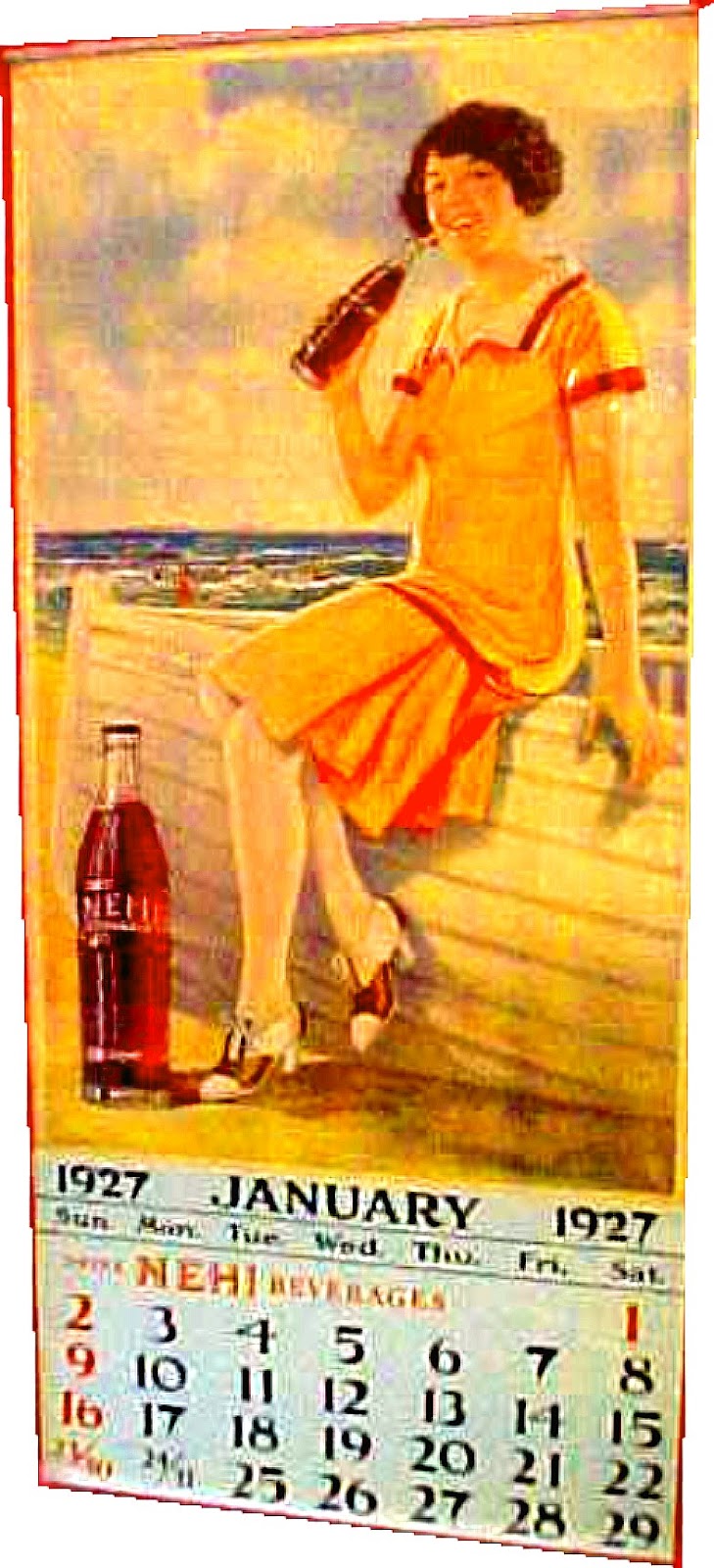 1926 NEHI SODA ADVERTISING INK BLOTTER-SCARCE 