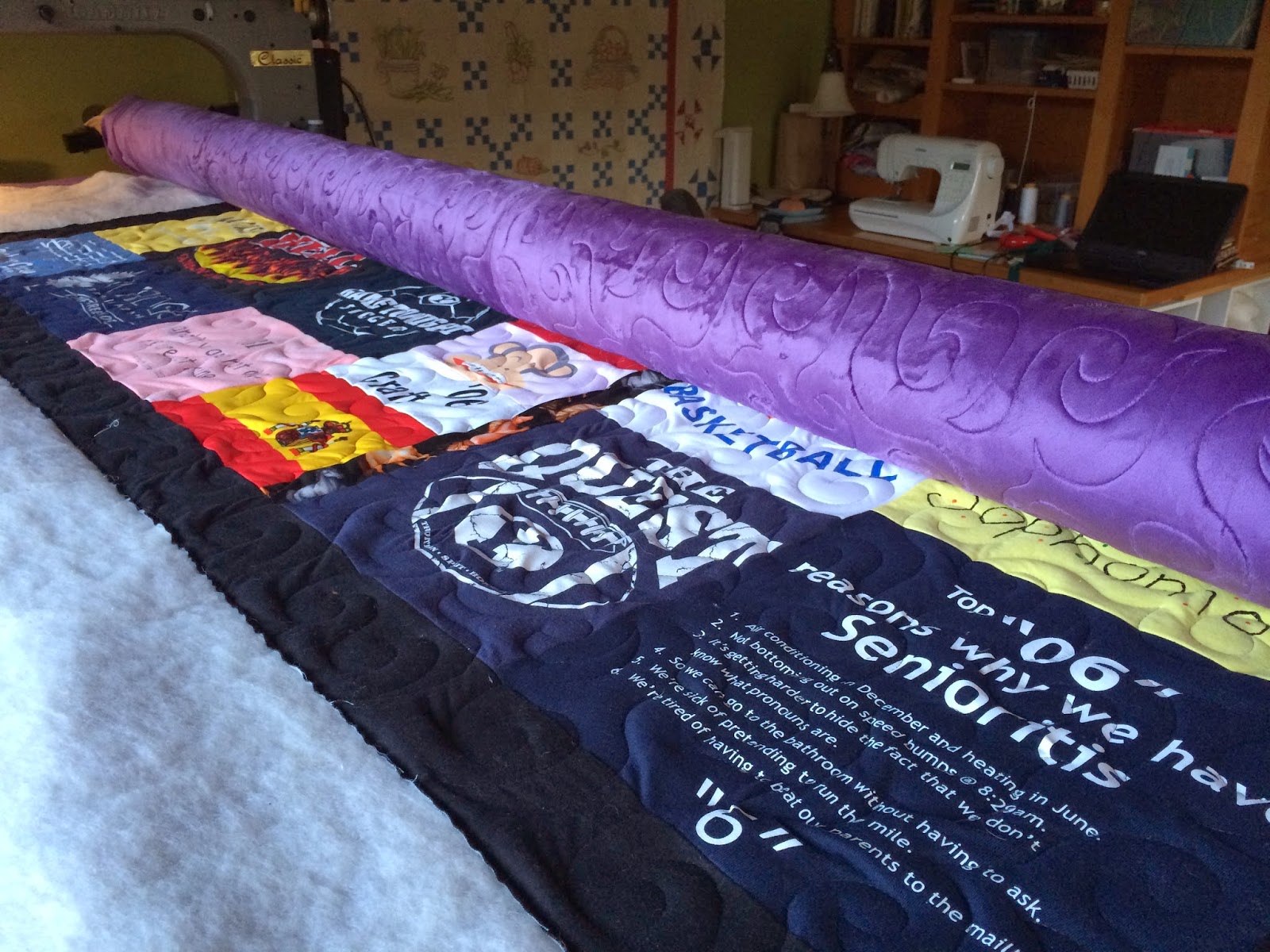 artistic quilting Longarm Quilting With Minky Fabric