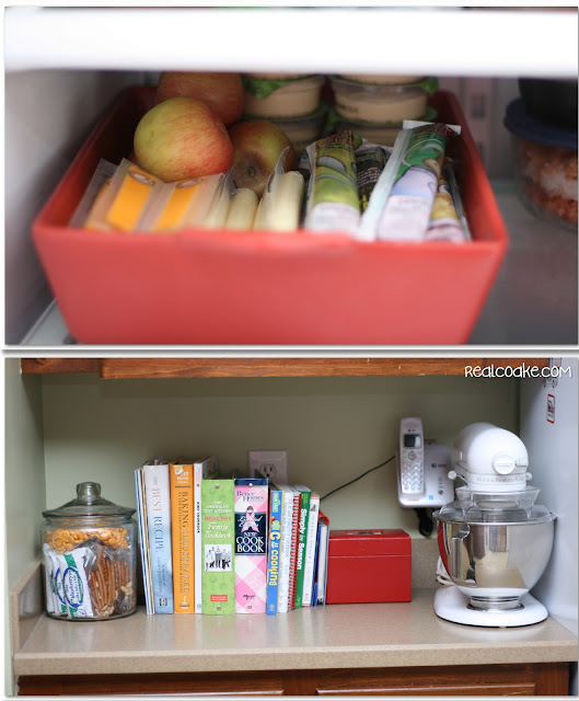 Ideas for healthy snacks for kids as well as storage solutions and organization ideas. #RealCoake #Organizing #Snacks #Healthy #Kids
