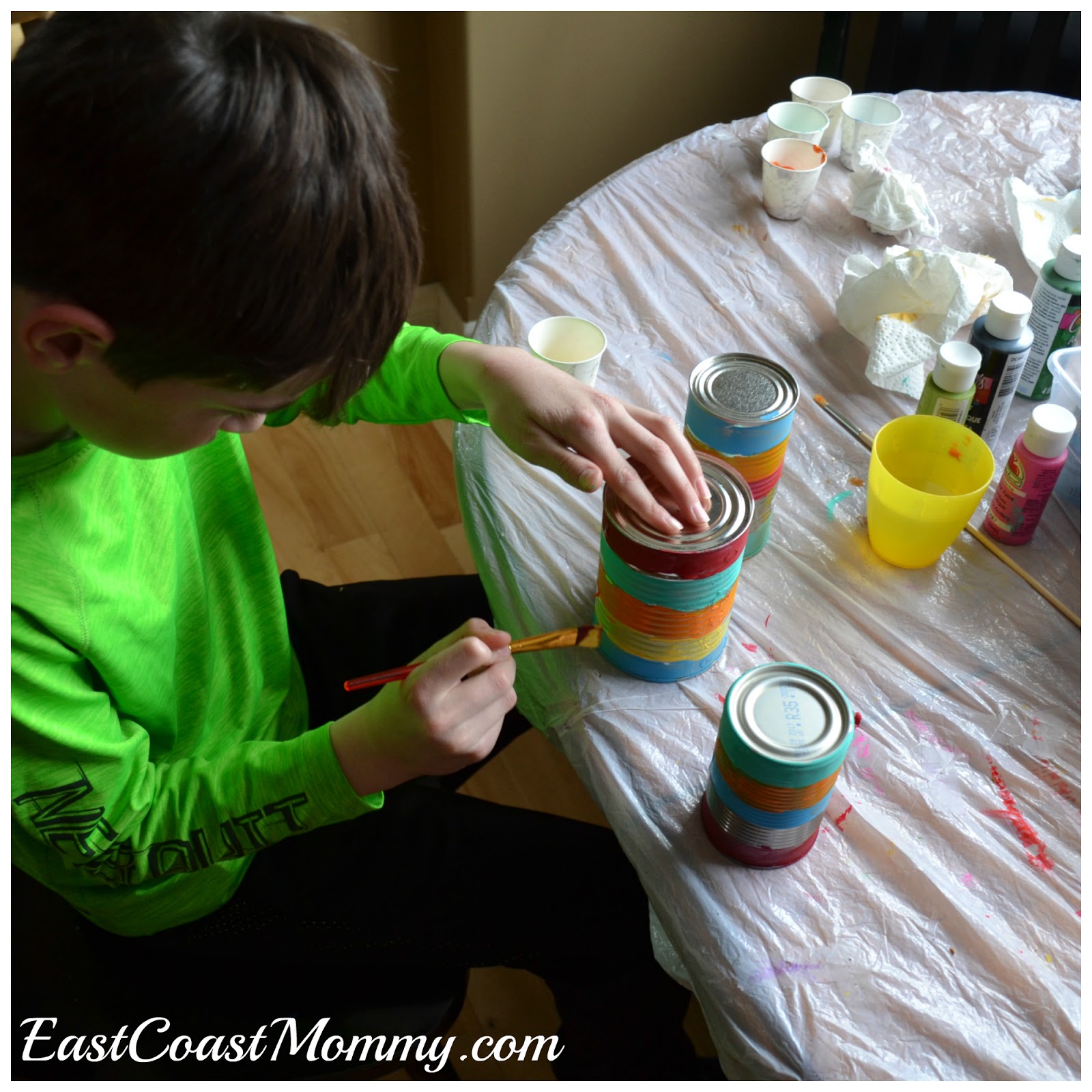 East Coast Mommy DIY Drums Kids Can Make From Recycled Cans
