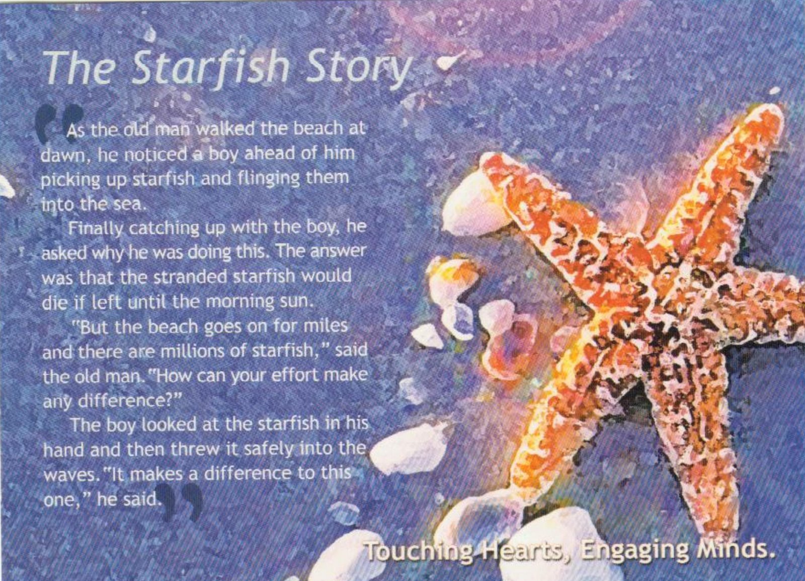 The Starfish Story | Quotes | Pinterest | Starfish