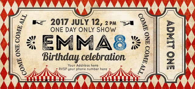 CIRCUS BIRTHDAY INVITATION CARDS INSTANT DOWNLOAD FROM ETSY