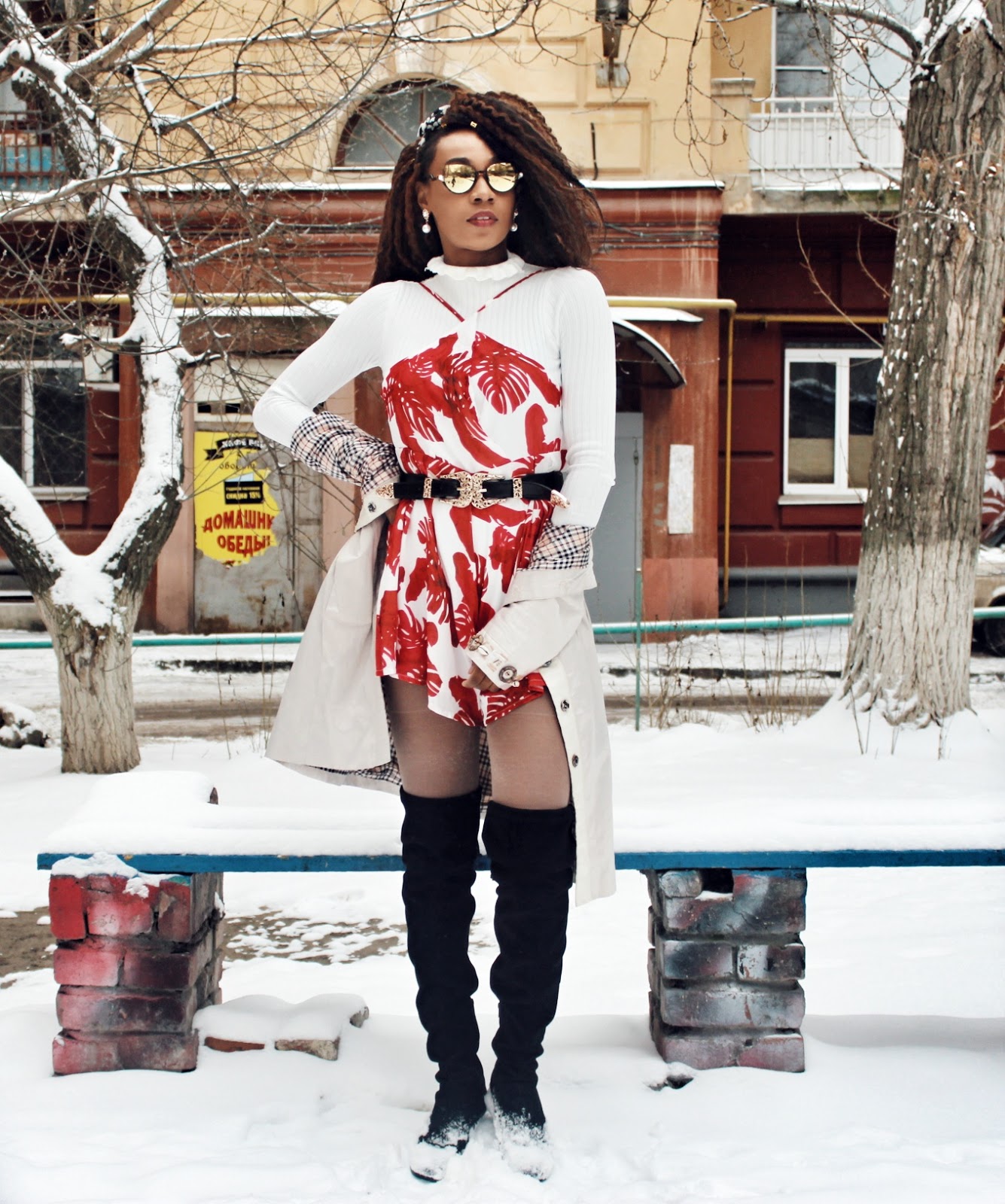 HOW TO WEAR A ROMPER IN WINTER