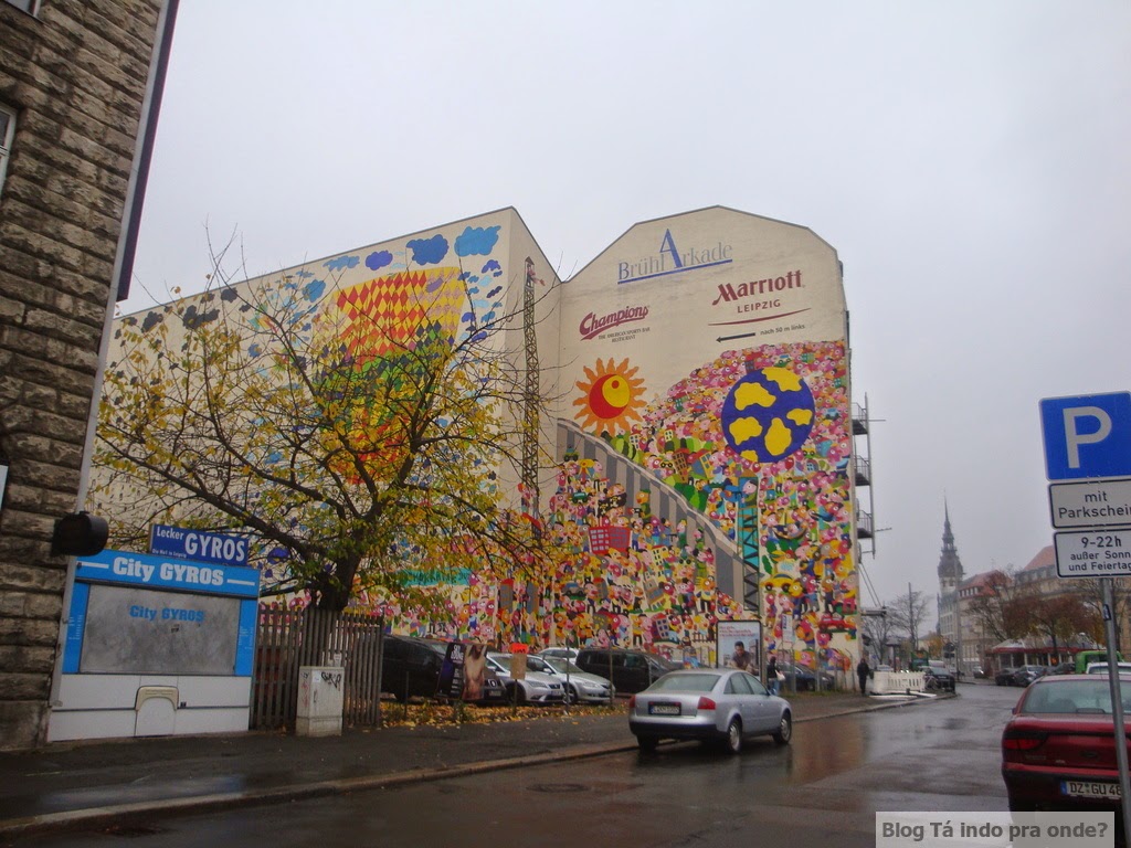 street art em Leipzig