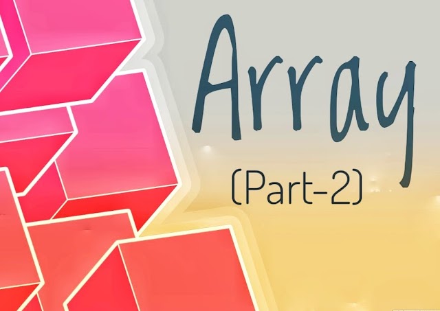 Array: Part 2