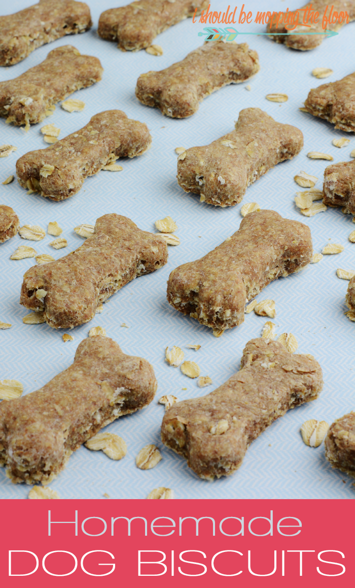 Homemade Dog Biscuits | Four Ingredients and easy to make! | Dogs LOVE them!
