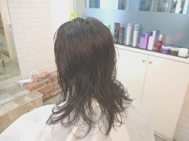 どうせやるならトコトンやろう ミセス ミディアムレイヤーのクリープパーマ